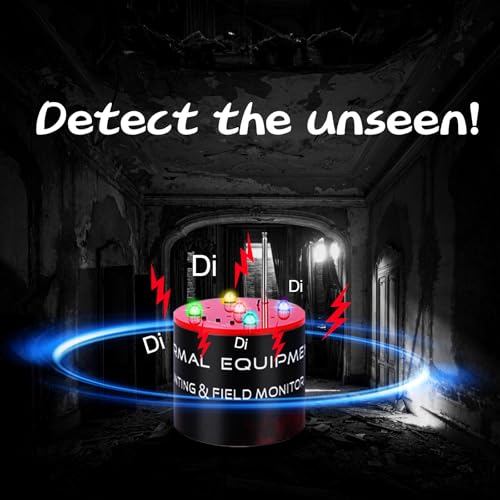 Paranormal Equipment Advanced Ghost Hunting with Temperature Deviation Detection Enhanced Sensitivity EMF Detector for