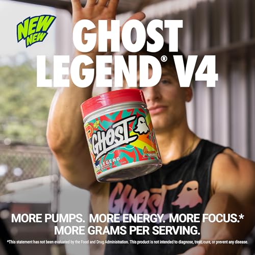 GHOST Legend Pre-Workout Powder Orange Cream 30 Servings for Men & Women Enhances Energy & Focus with Choline, L-Citrull