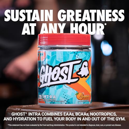 GHOST Intra Workout Powder, Pre, Intra & Post Workout Powders - Essential & Branch Chain Amino Acids Supports Muscle Rec